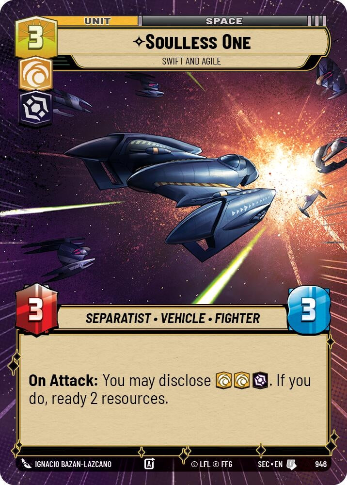 Soulless One - Swift and Agile (Hyperspace Foil) (946) (Secrets of Power)