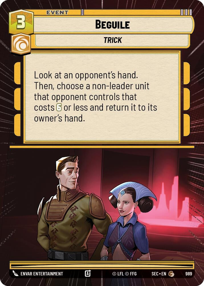 Beguile (Hyperspace Foil) (989) (Secrets of Power)