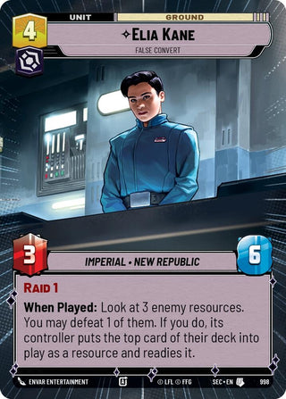 Elia Kane - False Convert (Hyperspace Foil) (998) (Secrets of Power)