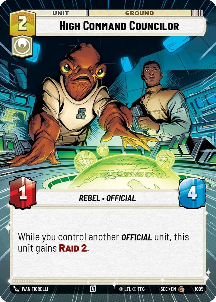 High Command Councilor (Hyperspace Foil) (1005) (Secrets of Power)
