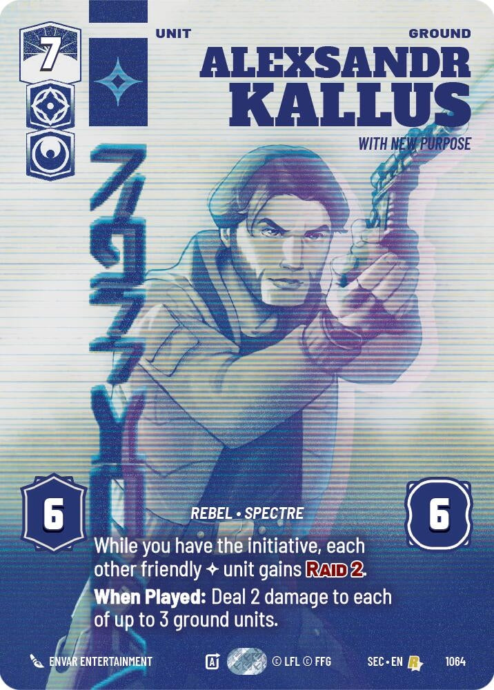 Image for Alexsandr Kallus - With New Purpose (Prestige) (1064) (Secrets of Power) - Star Wars: Unlimited