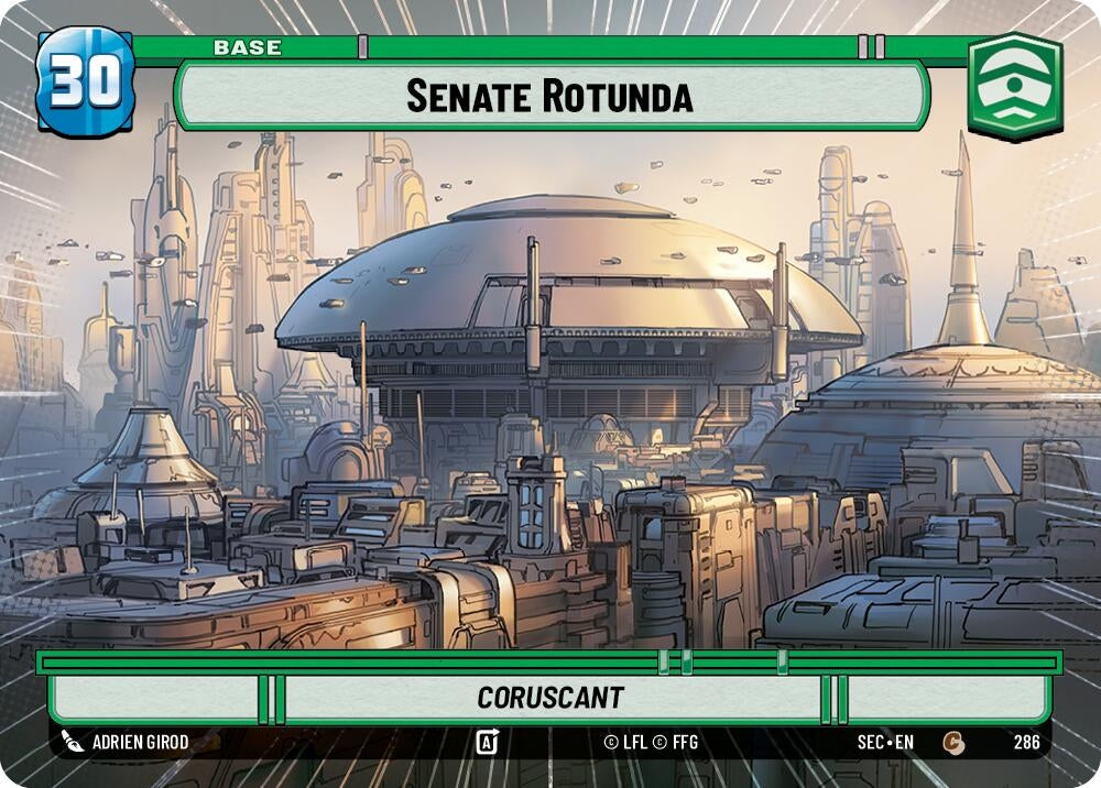 Image for Senate Rotunda // Spy (Hyperspace) (286 // T03/T04) (Secrets of Power) - Star Wars: Unlimited