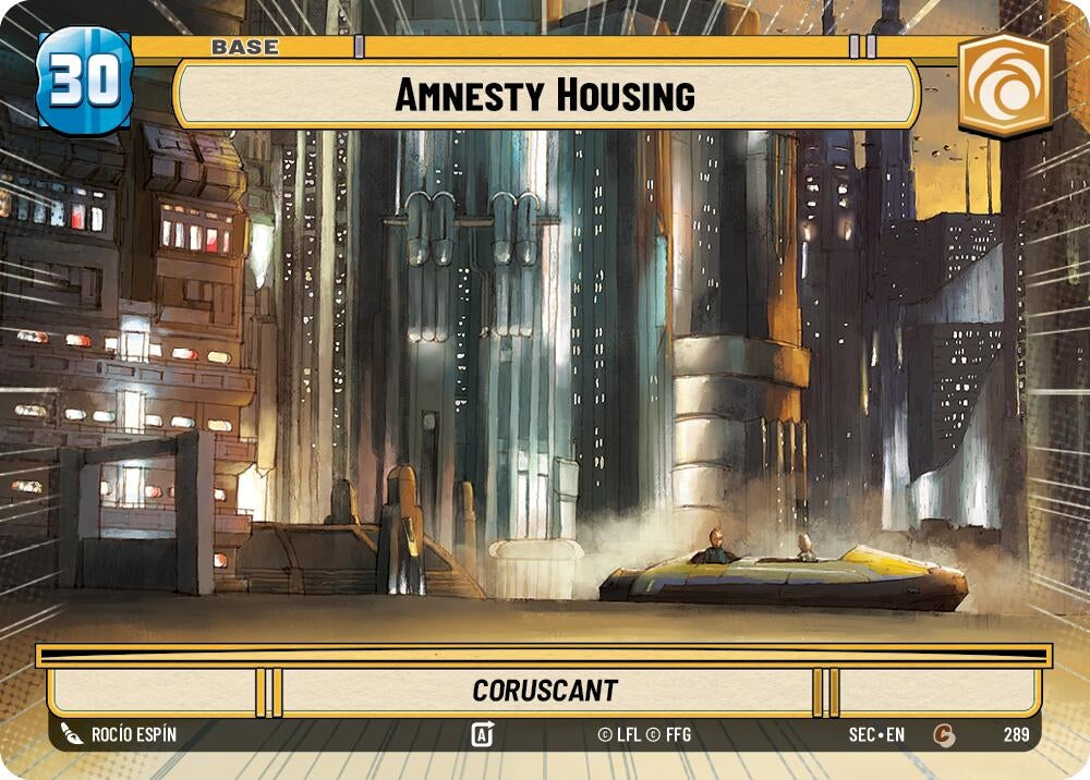 Image for Amnesty Housing // Spy (Hyperspace) (289 // T03/T04) (Secrets of Power) - Star Wars: Unlimited