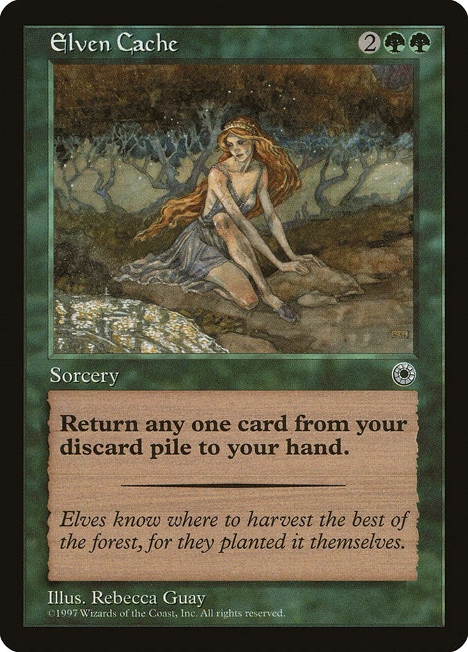 Elven Cache [POR] - MTG Single