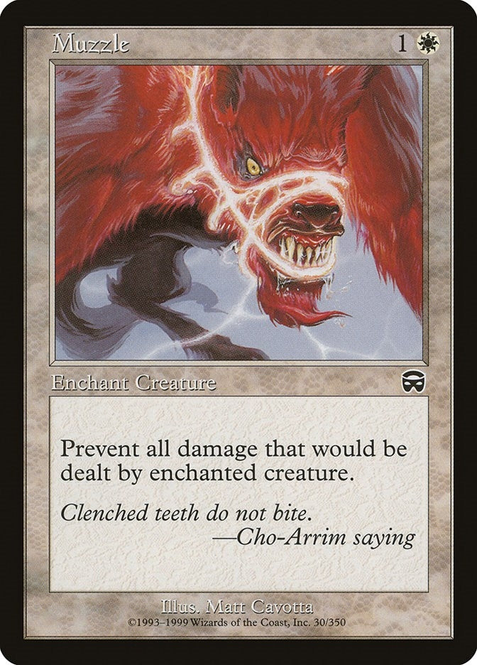 Muzzle (30) [MMQ] - MTG Single