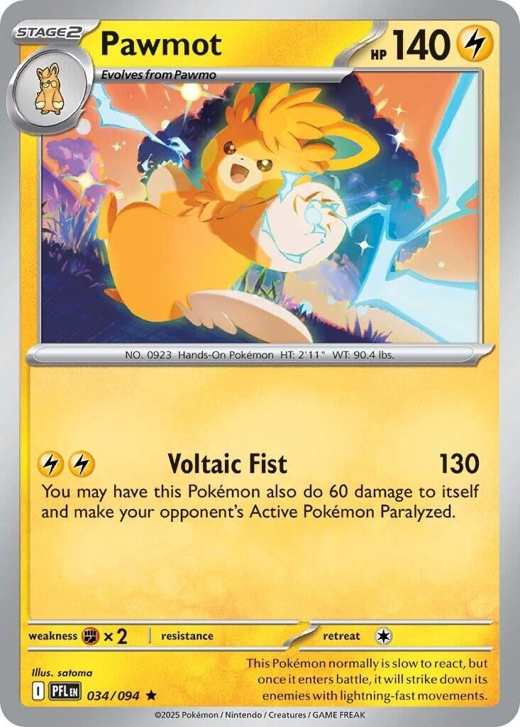 Image for Pawmot (034/094) (ME02: Phantasmal Flames) - Pokemon