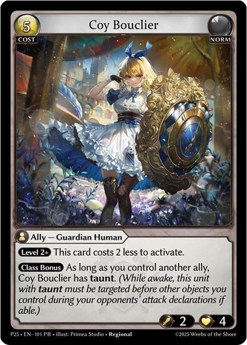 Image for Coy Bouclier (101) (Promotional Cards) - Grand Archive TCG