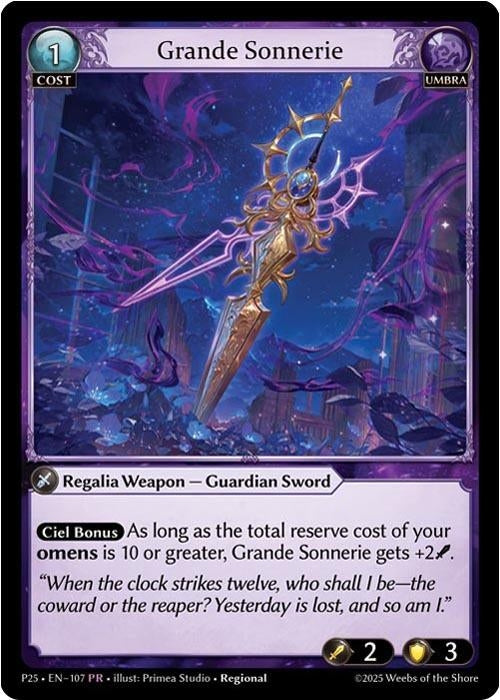 Image for Grande Sonnerie (107) (Promotional Cards) - Grand Archive TCG