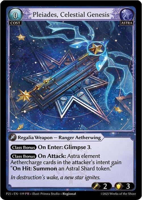 Image for Pleiades, Celestial Genesis (119) (Promotional Cards) - Grand Archive TCG