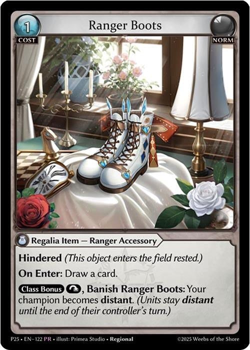 Image for Ranger Boots (122) (Promotional Cards) - Grand Archive TCG