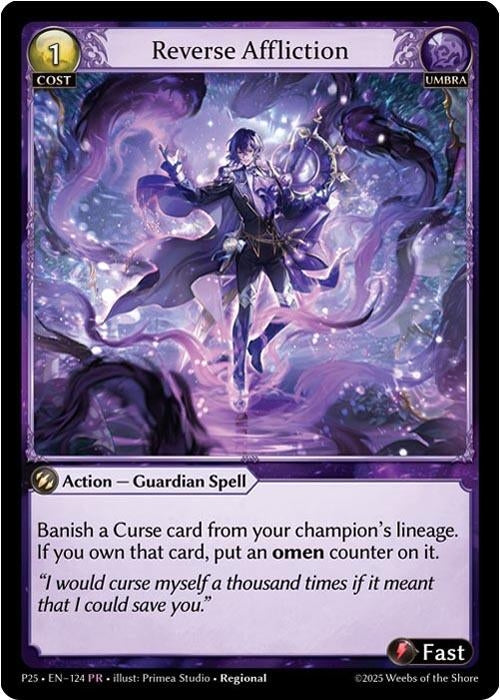 Image for Reverse Affliction (124) (Promotional Cards) - Grand Archive TCG
