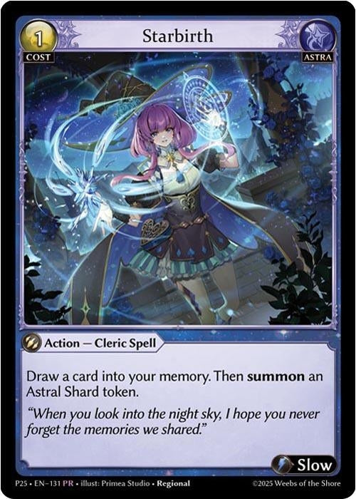 Image for Starbirth (131) (Promotional Cards) - Grand Archive TCG