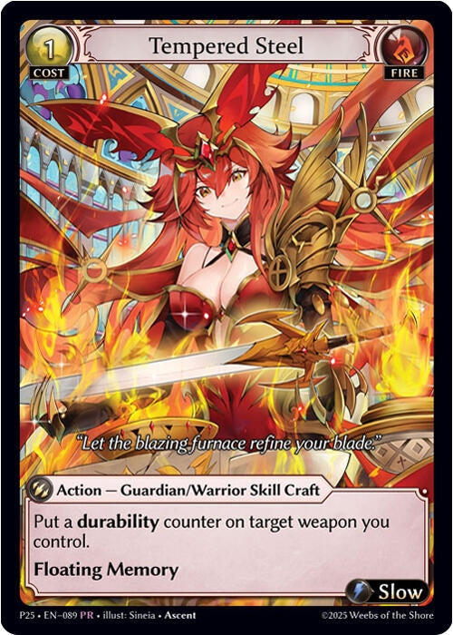 Image for Tempered Steel (089) (Promotional Cards) - Grand Archive TCG