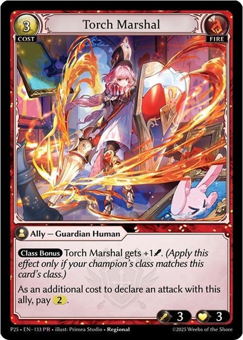 Image for Torch Marshal (133) (Promotional Cards) - Grand Archive TCG