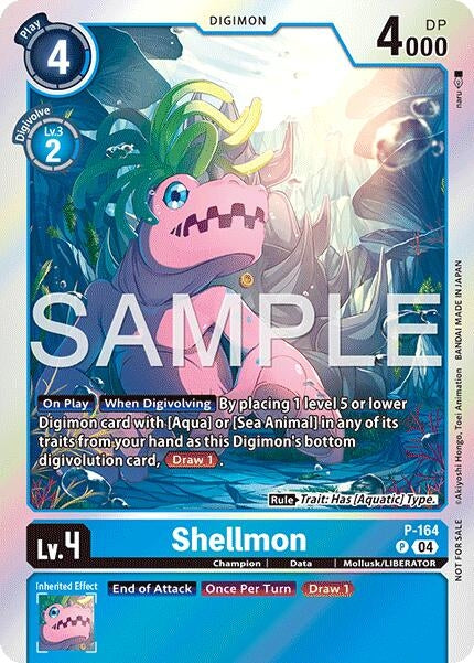 Image for Shellmon (Event Pack 8) (P-164 P) (Digimon Promotion Cards) - Digimon Card Game