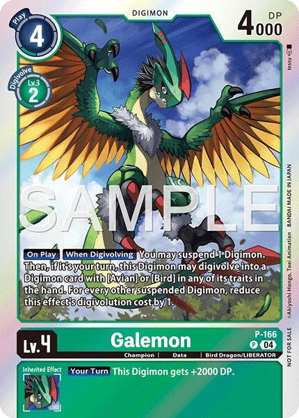 Image for Galemon (Event Pack 8) (P-166 P) (Limited Card Pack -Billion Bullet-) - Digimon Card Game