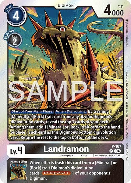 Image for Landramon (Event Pack 8) (P-167 P) (Digimon Promotion Cards) - Digimon Card Game