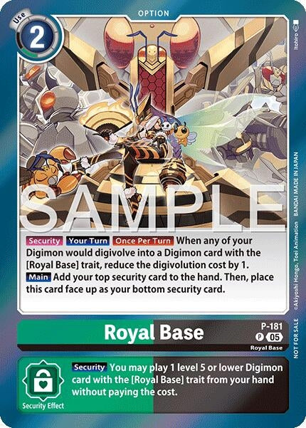 Image for Royal Base (Event Pack 8) (P-181 P) (Digimon Promotion Cards) - Digimon Card Game