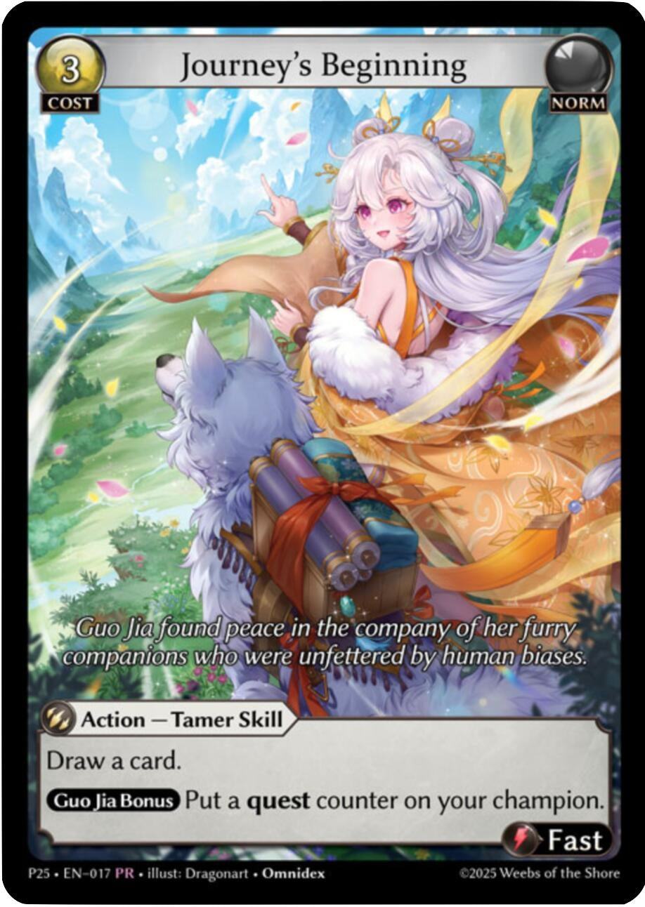 Image for Journey's Beginning (017) (017) (Promotional Cards) - Grand Archive TCG