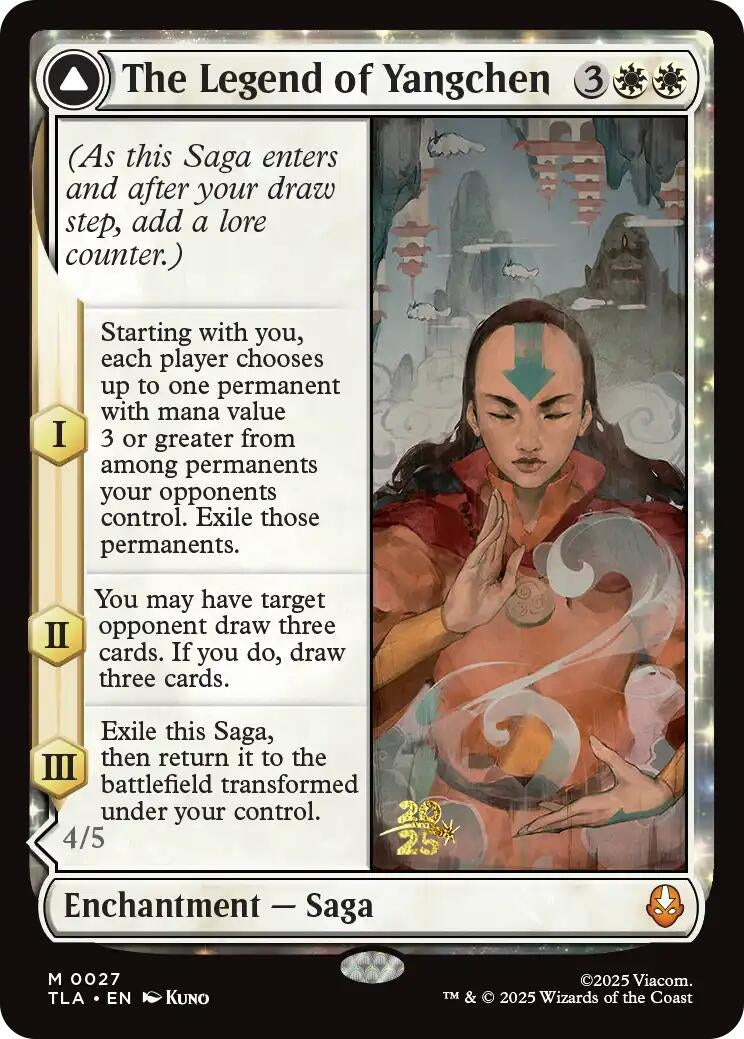 Image for The Legend of Yangchen (27) (Prerelease Cards) - Magic: The Gathering