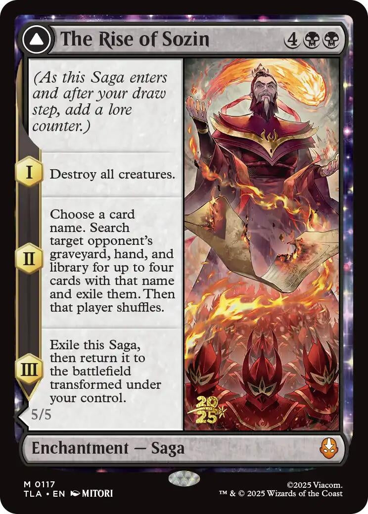 Image for The Rise of Sozin (117) (Prerelease Cards) - Magic: The Gathering