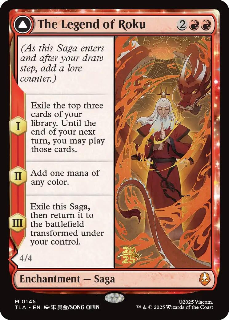 Image for The Legend of Roku (145) (Prerelease Cards) - Magic: The Gathering