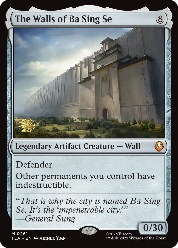 Image for The Walls of Ba Sing Se (261) (Prerelease Cards) - Magic: The Gathering