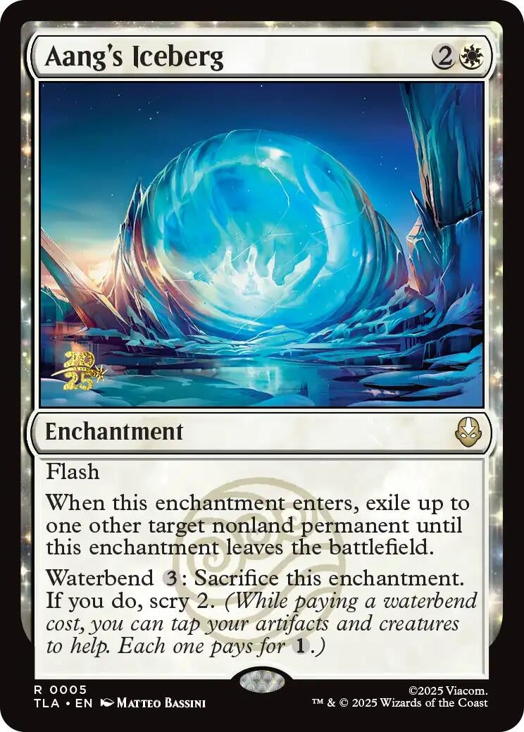 Image for Aang's Iceberg (5) (Prerelease Cards) - Magic: The Gathering
