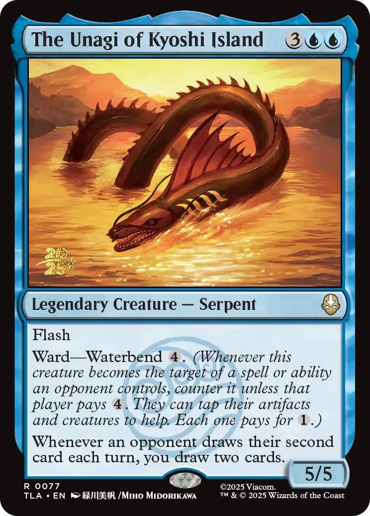 Image for The Unagi of Kyoshi Island (77) (Prerelease Cards) - Magic: The Gathering