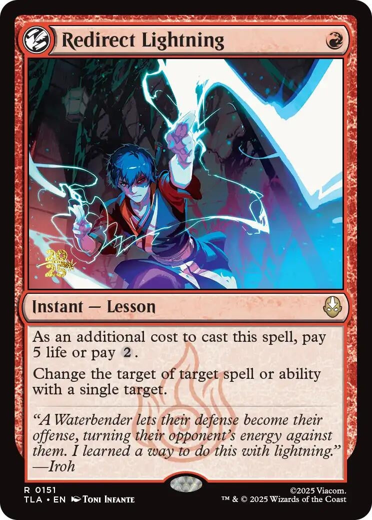 Image for Redirect Lightning (151) (Prerelease Cards) - Magic: The Gathering