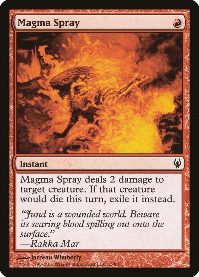 Magma Spray (15) [DDJ] - MTG Single
