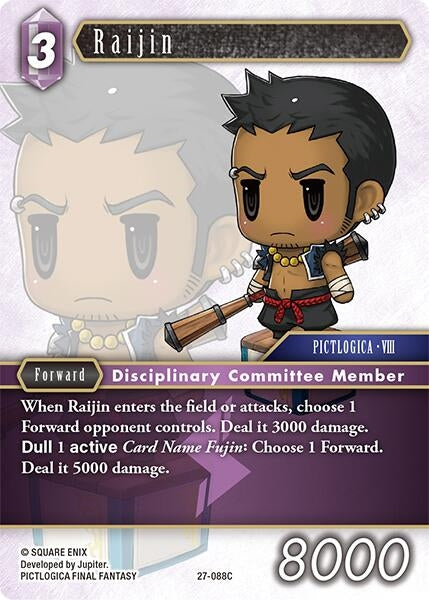 Image for Raijin (27-088C) (Journey of Discovery) - Final Fantasy TCG