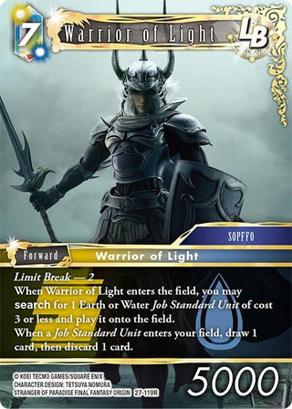 Image for Warrior of Light LB (27-119R) (Journey of Discovery) - Final Fantasy TCG