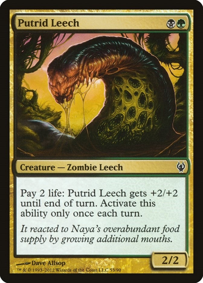 Putrid Leech (53) [DDJ] - MTG Single