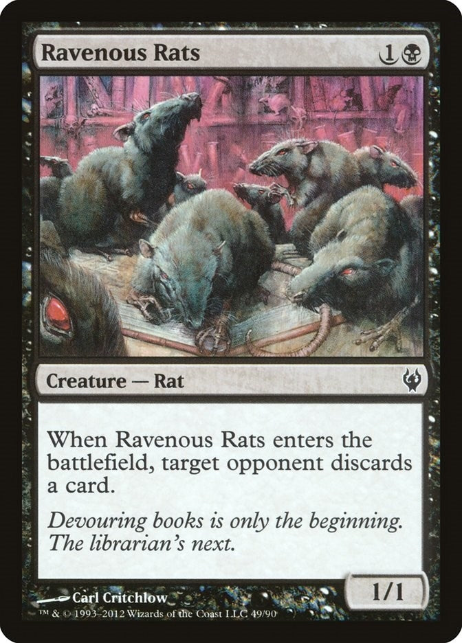 Ravenous Rats (49) [DDJ] - MTG Single