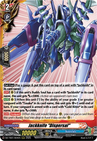 Image for Jackknife "Dispersal" (DZ-TB01/004EN) (DZ-TB01: Future Card Buddyfight) - Cardfight Vanguard