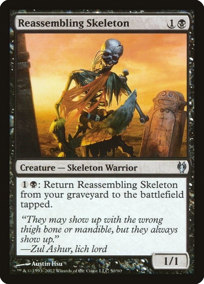 Reassembling Skeleton (50) [DDJ] - MTG Single