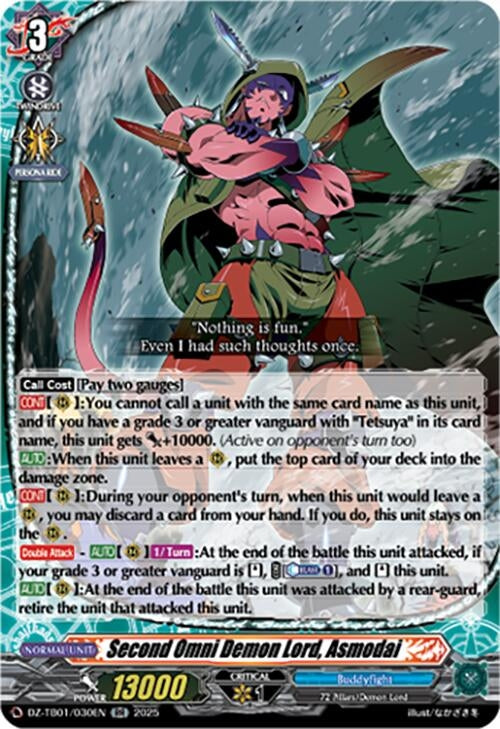 Image for Second Omni Demon Lord, Asmodai (DZ-TB01/030EN) (DZ-TB01: Future Card Buddyfight) - Cardfight Vanguard