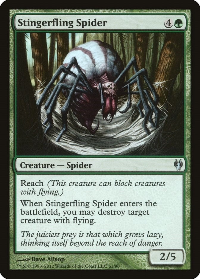 Stingerfling Spider (61) [DDJ] - MTG Single