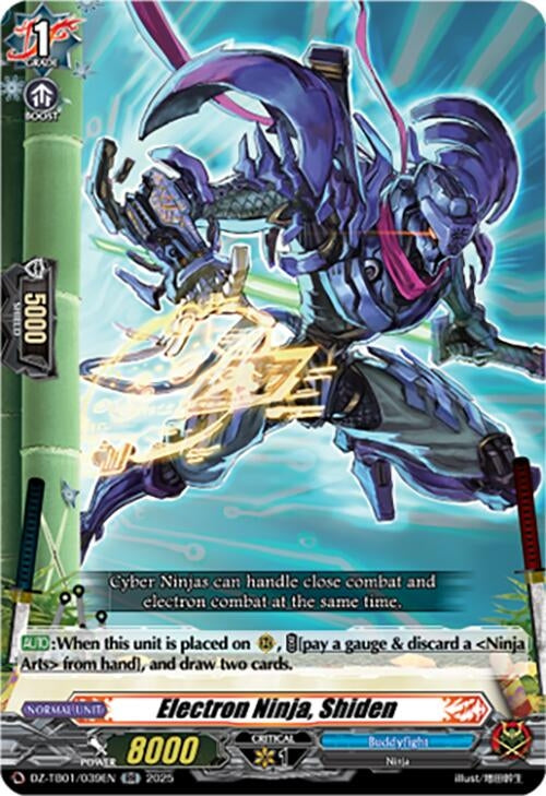 Image for Electron Ninja, Shiden (DZ-TB01/039EN) (DZ-TB01: Future Card Buddyfight) - Cardfight Vanguard