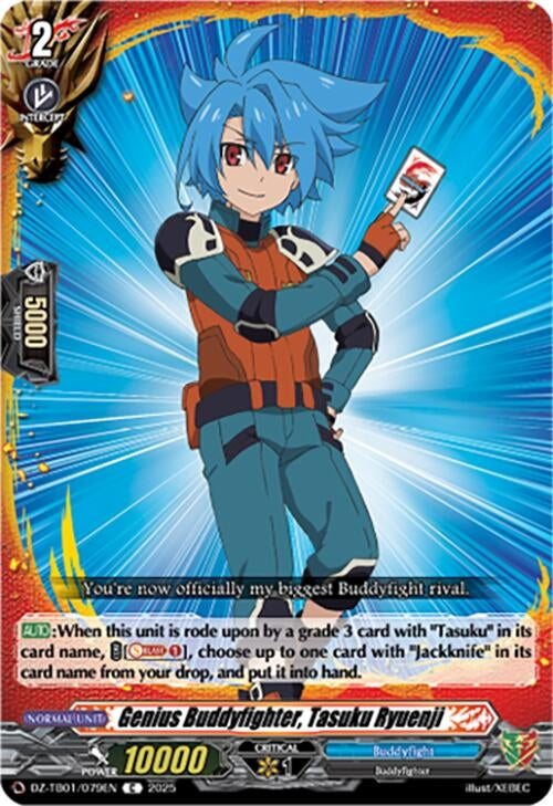 Image for Genius Buddyfighter, Tasuku Ryuenji (DZ-TB01/079EN) (DZ-TB01: Future Card Buddyfight) - Cardfight Vanguard