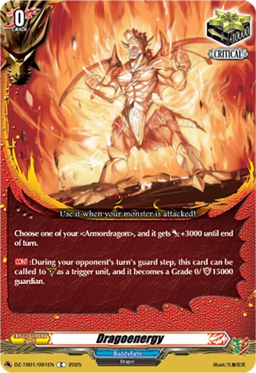 Image for Dragoenergy (DZ-TB01/091EN) (DZ-TB01: Future Card Buddyfight) - Cardfight Vanguard