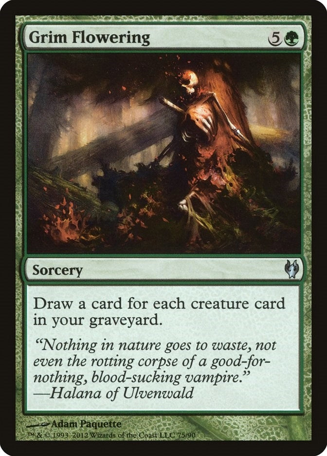 Grim Flowering (75) [DDJ] - MTG Single