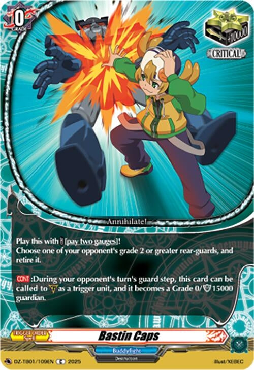 Image for Bastin Caps (DZ-TB01/109EN) (DZ-TB01: Future Card Buddyfight) - Cardfight Vanguard