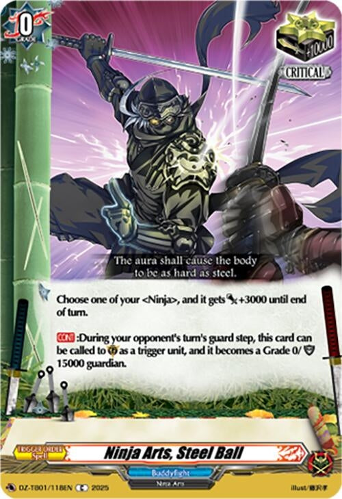 Image for Ninja Arts, Steel Ball (DZ-TB01/118EN) (DZ-TB01: Future Card Buddyfight) - Cardfight Vanguard