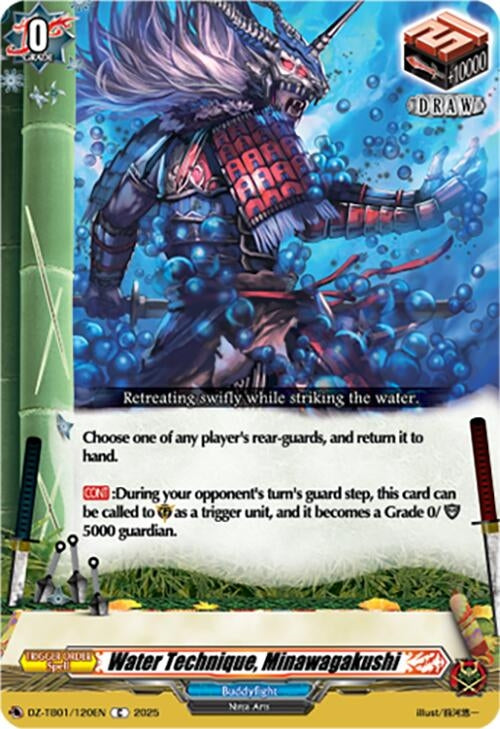 Image for Water Technique, Minawagakushi (DZ-TB01/120EN) (DZ-TB01: Future Card Buddyfight) - Cardfight Vanguard