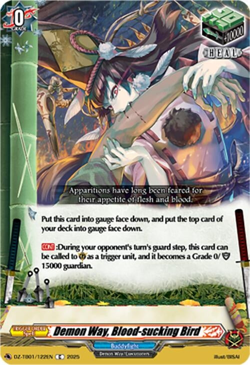 Image for Demon Way, Blood-sucking Bird (DZ-TB01/122EN) (DZ-TB01: Future Card Buddyfight) - Cardfight Vanguard