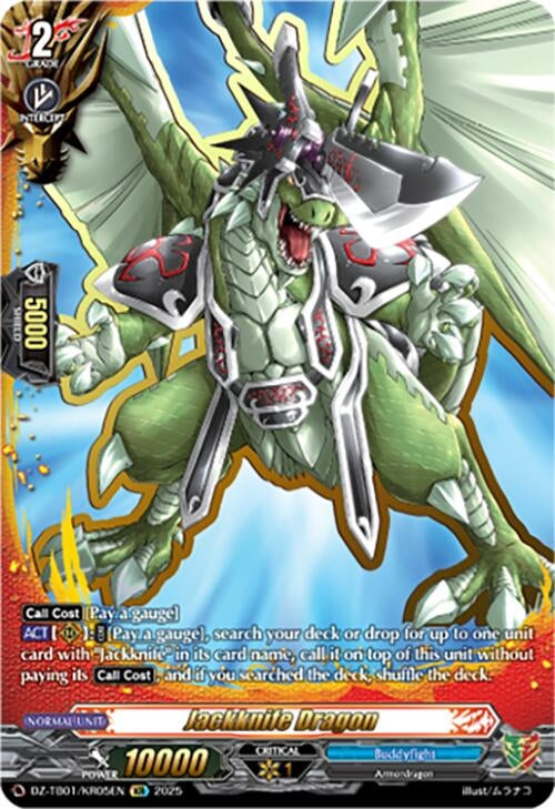 Image for Jackknife Dragon (KR) (DZ-TB01/KR05EN) (DZ-TB01: Future Card Buddyfight) - Cardfight Vanguard