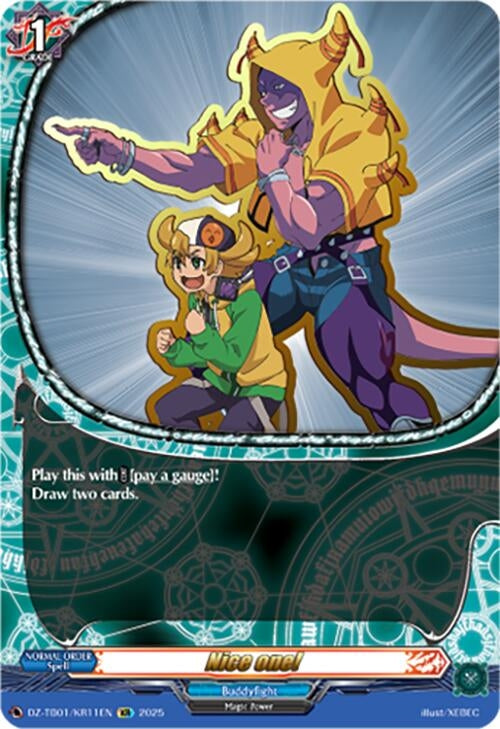 Image for Nice one! (KR) (DZ-TB01/KR11EN) (DZ-TB01: Future Card Buddyfight) - Cardfight Vanguard