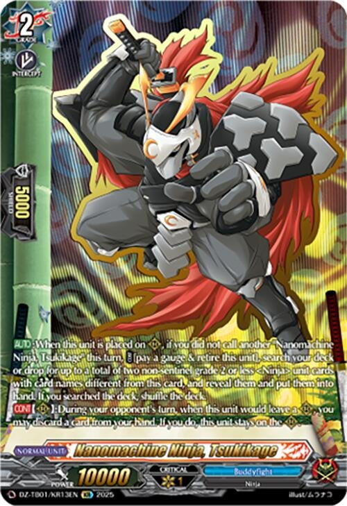 Image for Nanomachine Ninja, Tsukikage (KR) (DZ-TB01/KR13EN) (DZ-TB01: Future Card Buddyfight) - Cardfight Vanguard